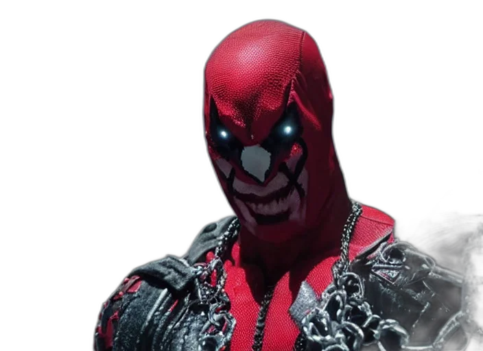 mask, face, creature, comic book art transparent PNG cut-out