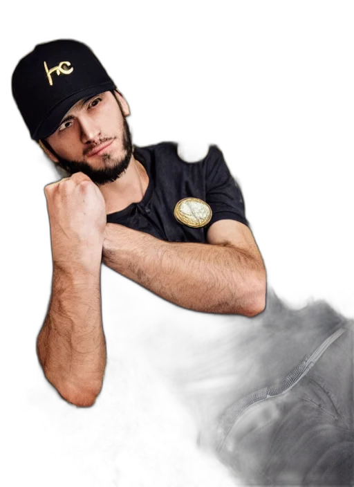 staff, jacket, dragon, hat transparent PNG cut-out