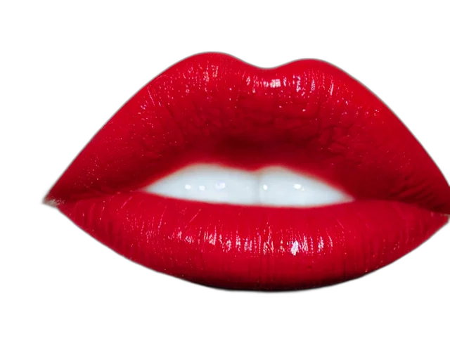face, photorealistic, red, big transparent PNG cut-out