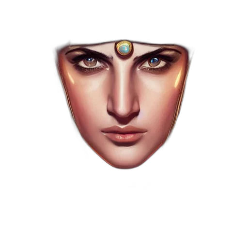 face, jewelry, mask, crown transparent PNG cut-out