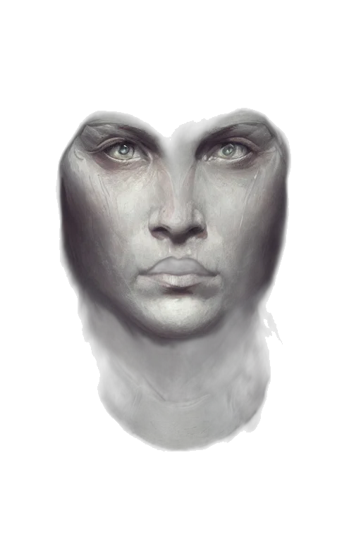 face, mask, creature, robot transparent PNG cut-out