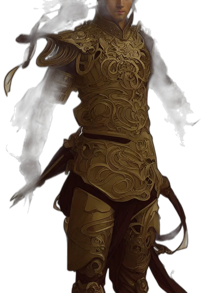 mask, staff, dragon, dress transparent PNG cut-out
