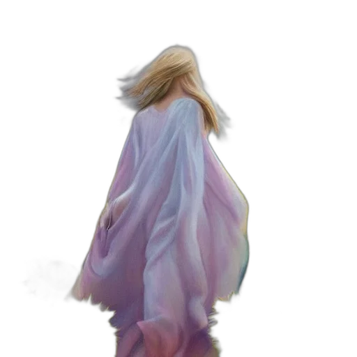dress, hair, jacket, creature transparent PNG cut-out