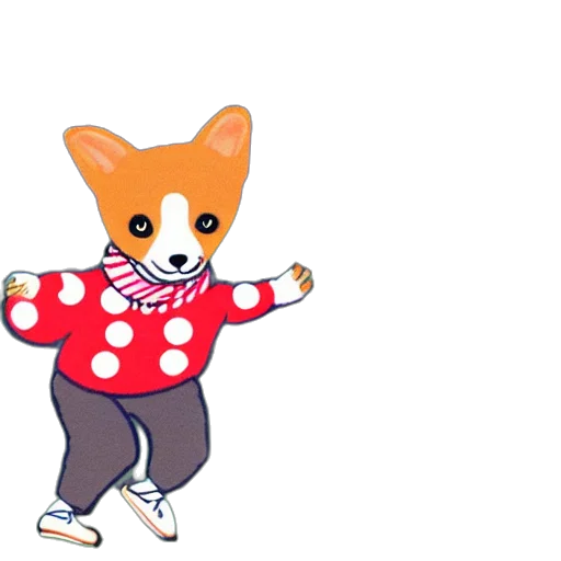 jacket, staff, animal, cartoon transparent PNG cut-out