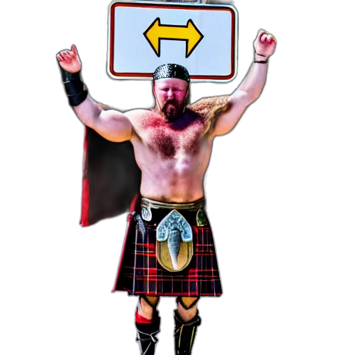 animal, gladiator, wearing, road transparent PNG cut-out