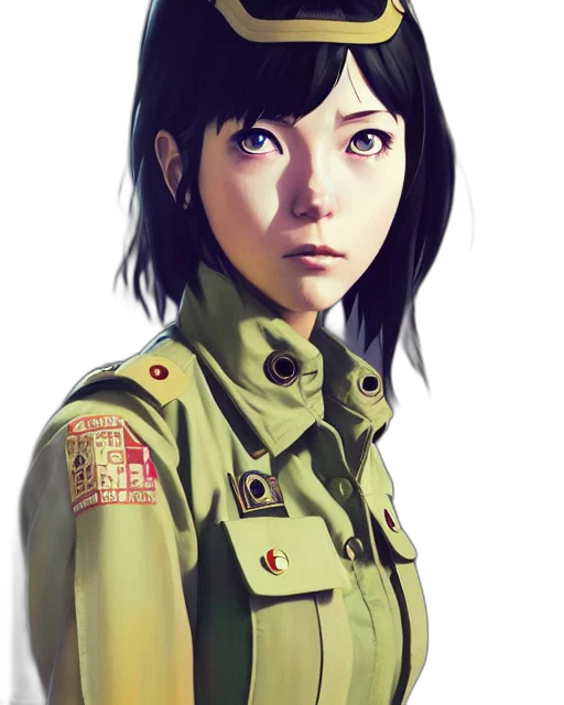 jacket, face, weapon, robot transparent PNG cut-out
