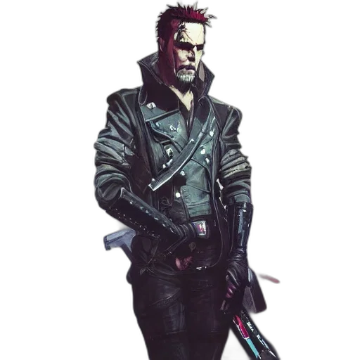 jacket, weapon, staff, concept art transparent PNG cut-out