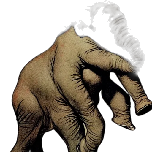 animal, creature, mask, hair transparent PNG cut-out