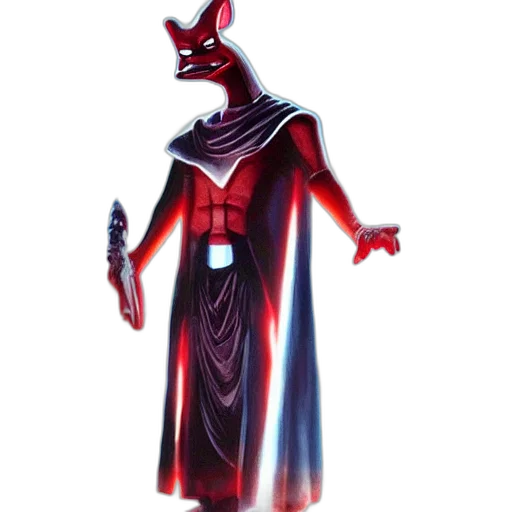 staff, creature, robot, mask transparent PNG cut-out