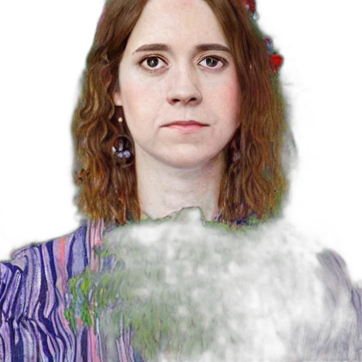 face, dress, staff, hair transparent PNG cut-out