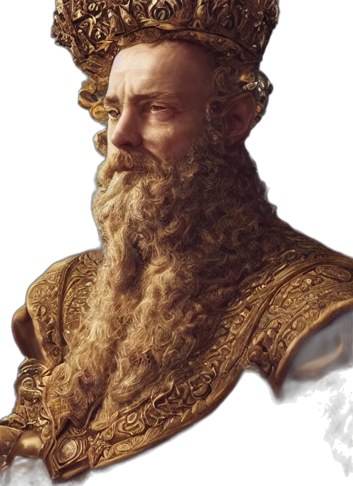 crown, face, mask, staff transparent PNG cut-out