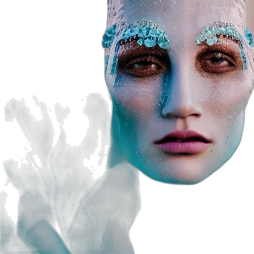 mask, face, robot, creature transparent PNG cut-out
