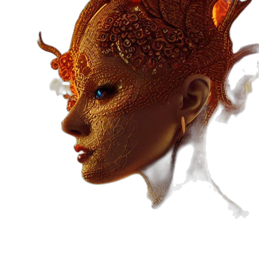 crown, mask, face, dragon transparent PNG cut-out