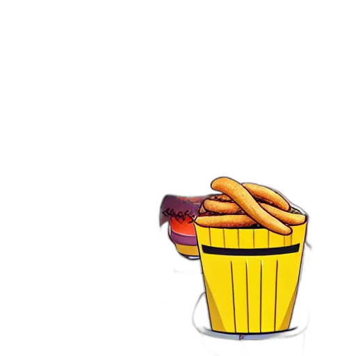 food, hat, crown, weapon transparent PNG cut-out