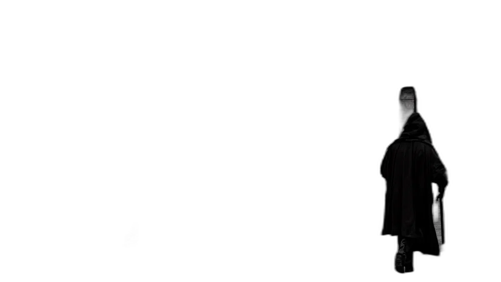 staff, jacket, robot, hat transparent PNG cut-out