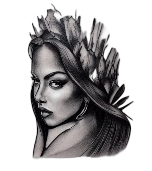 crown, hair, face, jewelry transparent PNG cut-out