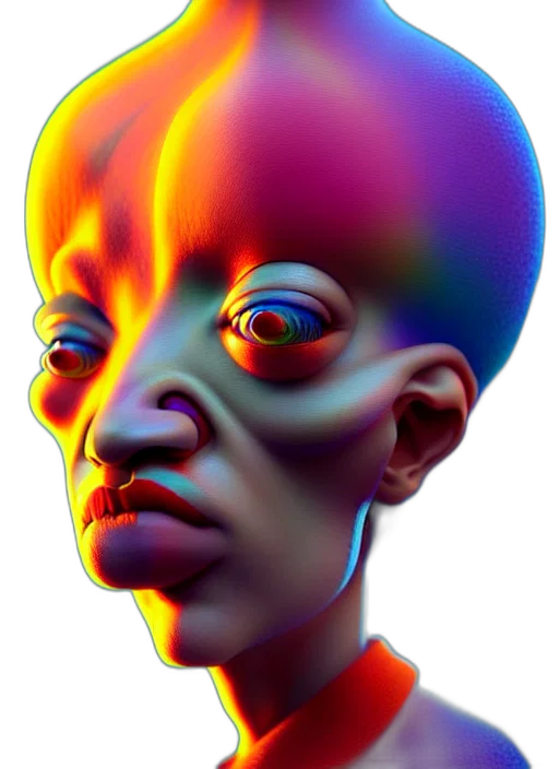 face, mask, robot, creature transparent PNG cut-out