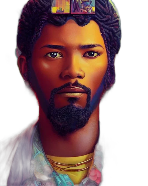 face, photorealistic, concept art, 3d render transparent PNG cut-out