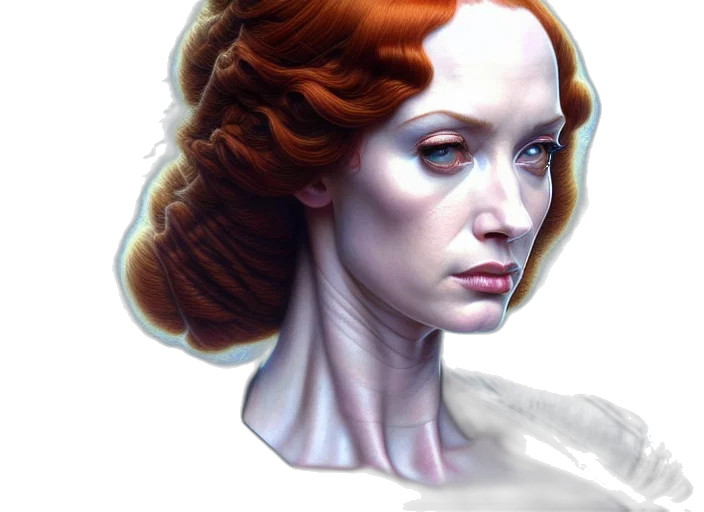 face, robot, photorealistic, fantasy art transparent PNG cut-out