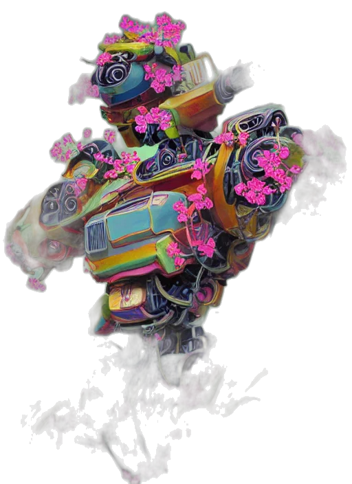 robot, weapon, dragon, mask transparent PNG cut-out