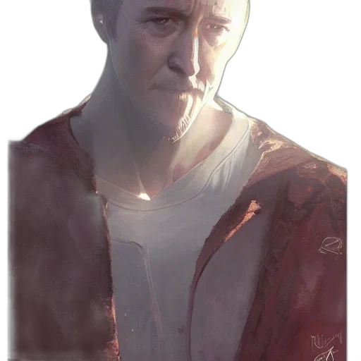 face, jacket, robot, creature transparent PNG cut-out