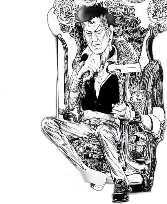 crown, furniture, staff, comic book art transparent PNG cut-out