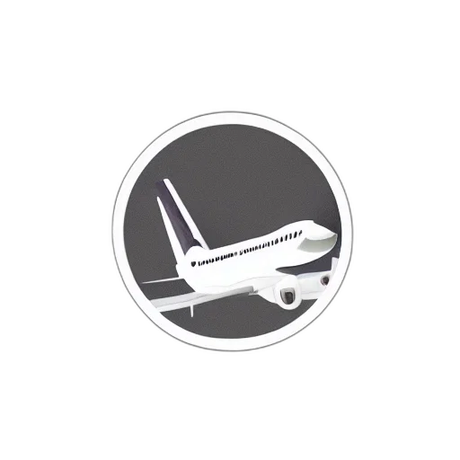 staff, logo, airplane, inside transparent PNG cut-out