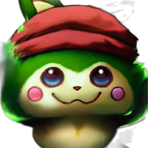 hat, staff, face, creature transparent PNG cut-out