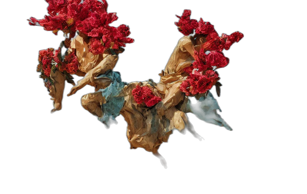 crown, jewelry, flower, mask transparent PNG cut-out