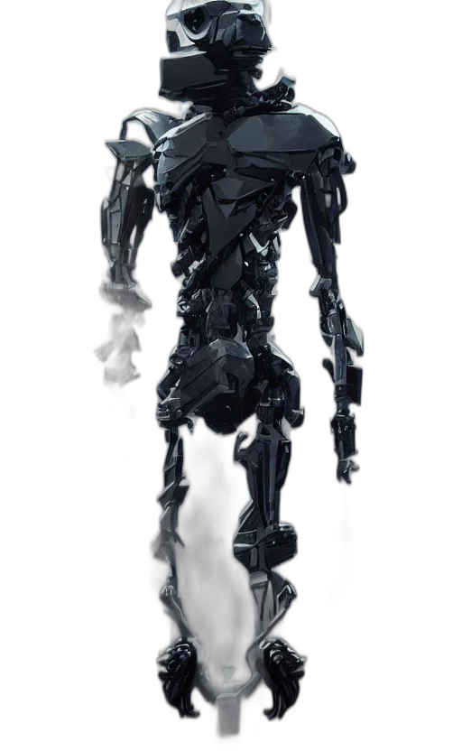 robot, creature, weapon, dress transparent PNG cut-out