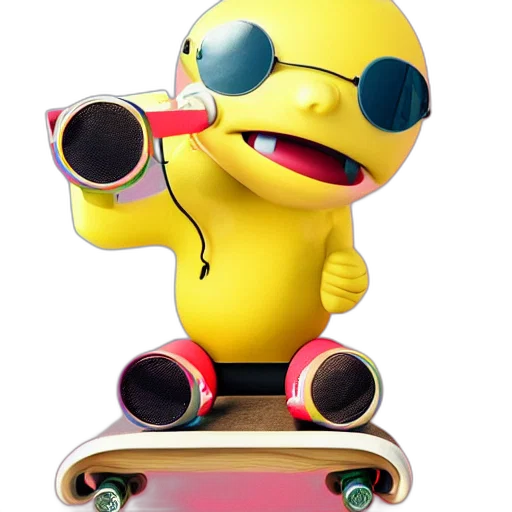 robot, staff, weapon, 3d render transparent PNG cut-out