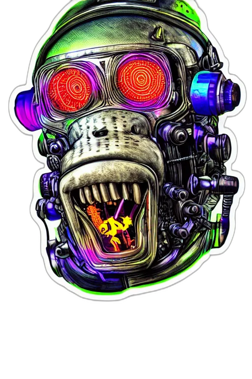 robot, mask, face, weapon transparent PNG cut-out