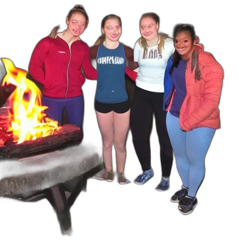 jacket, staff, fire, college transparent PNG cut-out