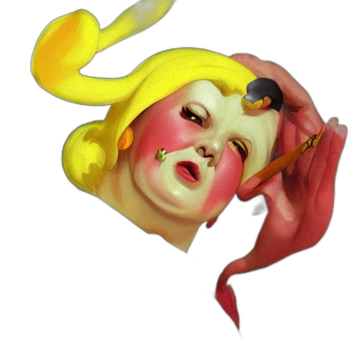 mask, face, crown, creature transparent PNG cut-out