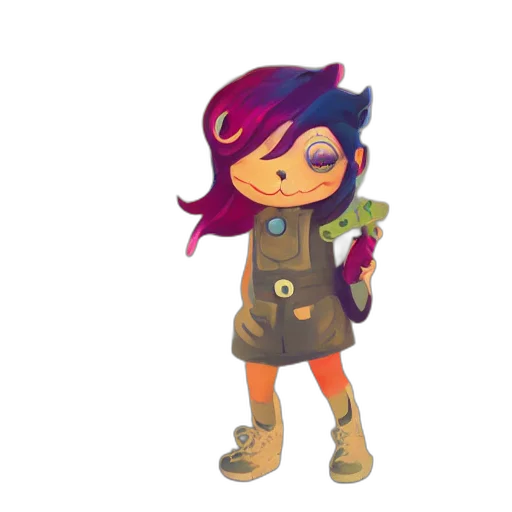 jacket, staff, concept art, pixel art transparent PNG cut-out