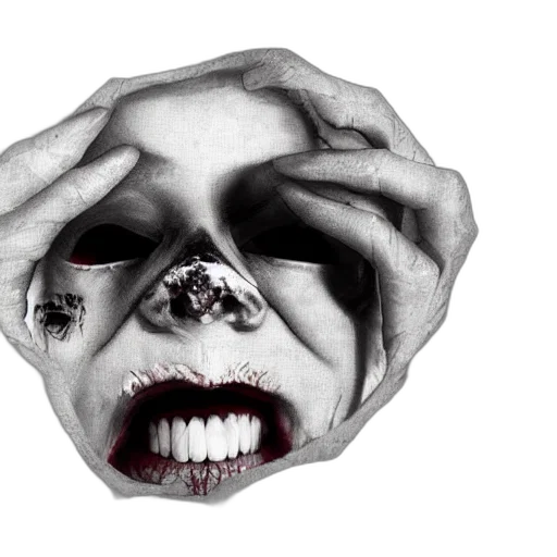 mask, face, creature, crown transparent PNG cut-out