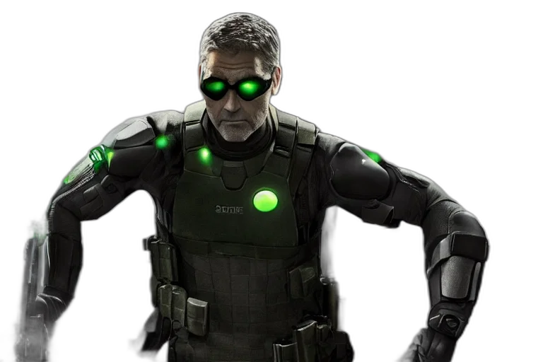 3d render, concept art, cyberpunk, comic book art transparent PNG cut-out