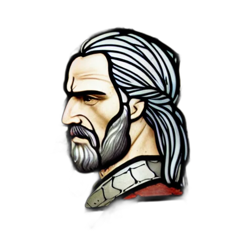 crown, face, sword, staff transparent PNG cut-out