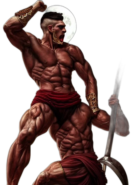 sword, weapon, staff, fantasy art transparent PNG cut-out