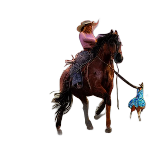 animal, hat, creature, staff transparent PNG cut-out