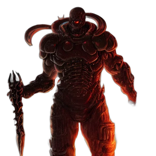 creature, robot, staff, concept art transparent PNG cut-out