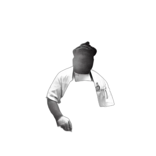 jacket, mask, staff, hat transparent PNG cut-out