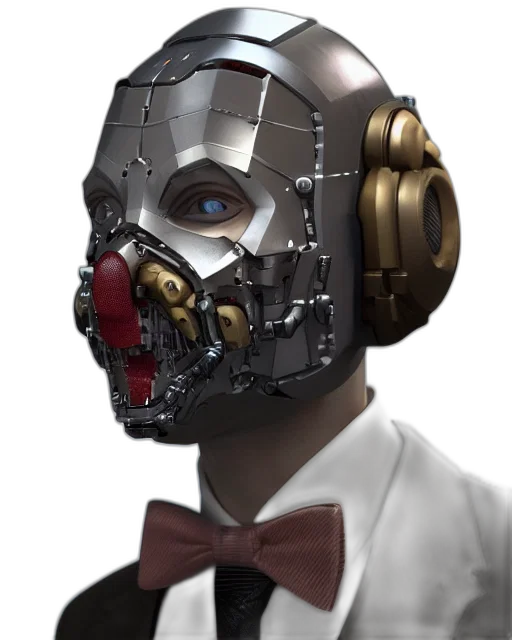robot, mask, face, staff transparent PNG cut-out