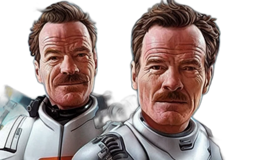 face, comic book art, concept art, photorealistic transparent PNG cut-out