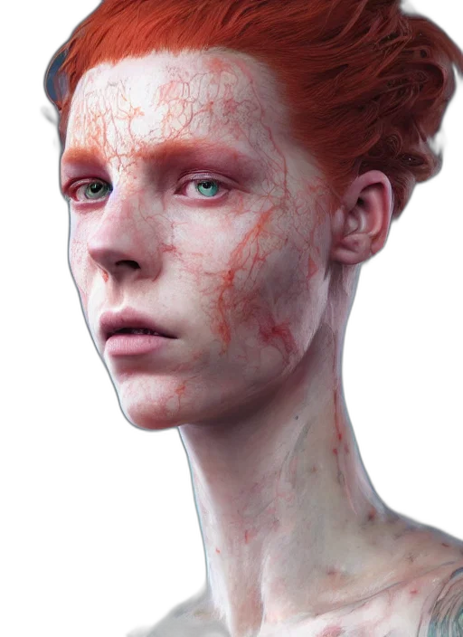 face, mask, hair, creature transparent PNG cut-out