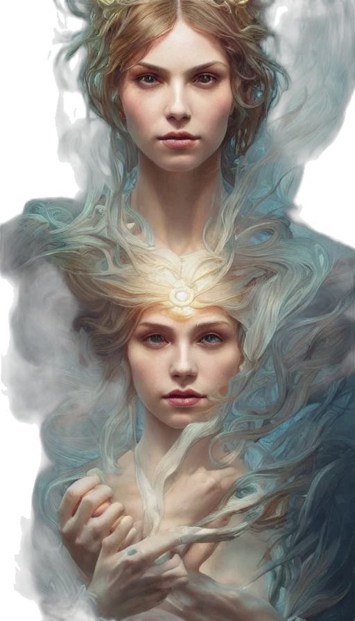 crown, face, dragon, fantasy art transparent PNG cut-out
