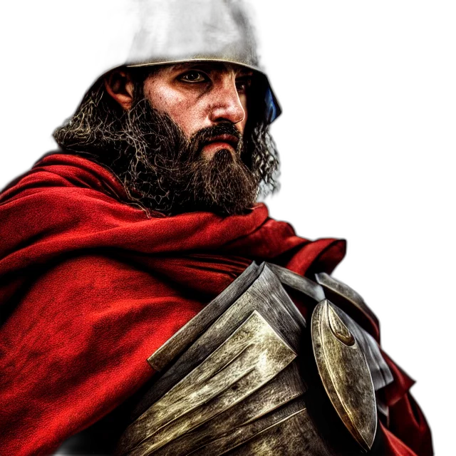 sword, hat, face, fantasy art transparent PNG cut-out