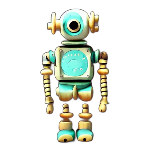robot, staff, creature, animal transparent PNG cut-out