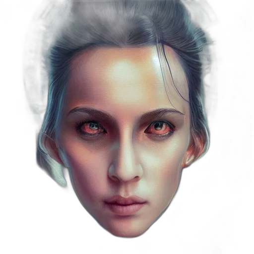 face, mask, robot, creature transparent PNG cut-out