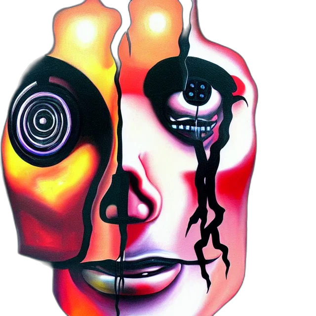 mask, face, robot, concept art transparent PNG cut-out